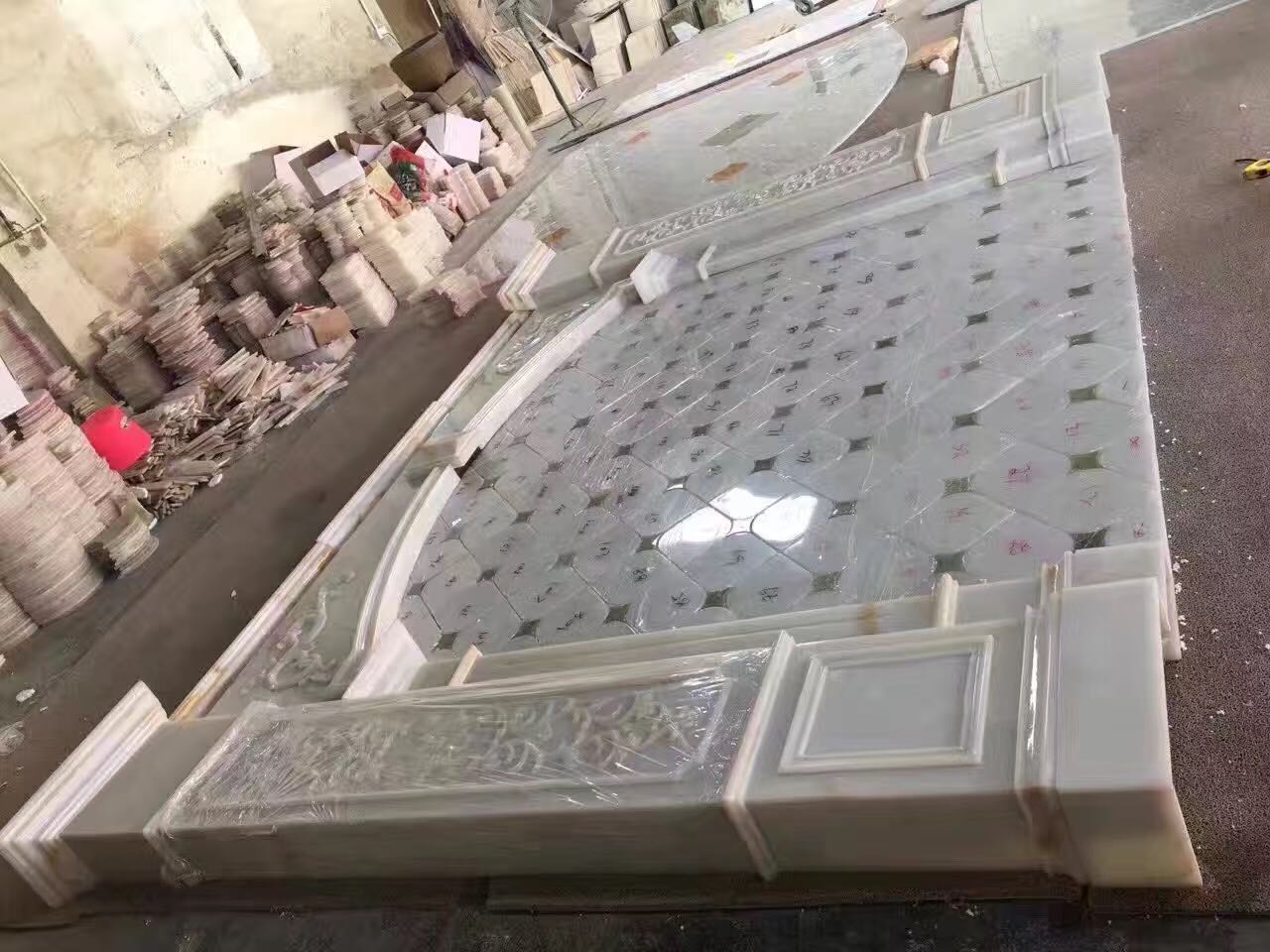 Workshop production reference 04 for stone fabrication and export preparation