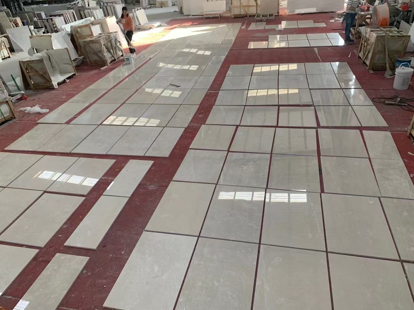 Workshop production reference 12 for stone fabrication and export preparation