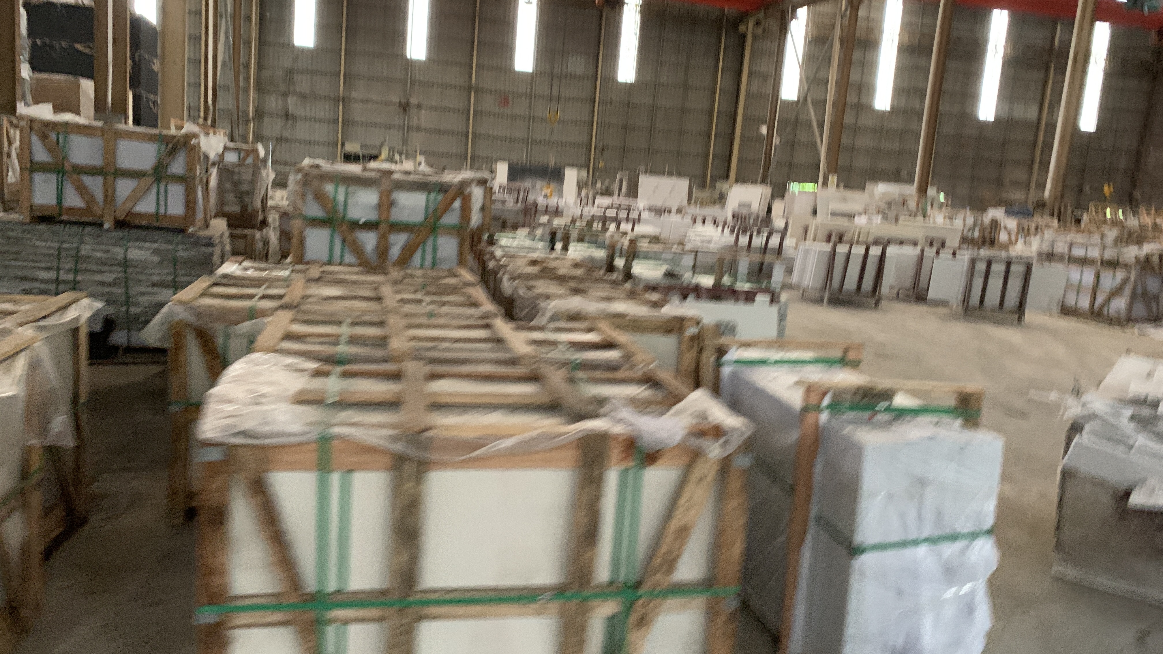 Workshop production reference 23 for stone fabrication and export preparation