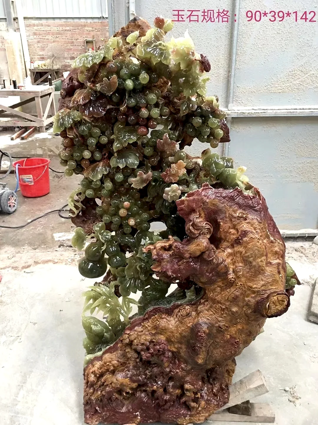 Decorative stone carving or sculptural form shown as a product reference.. Decorative Stone Carving Reference