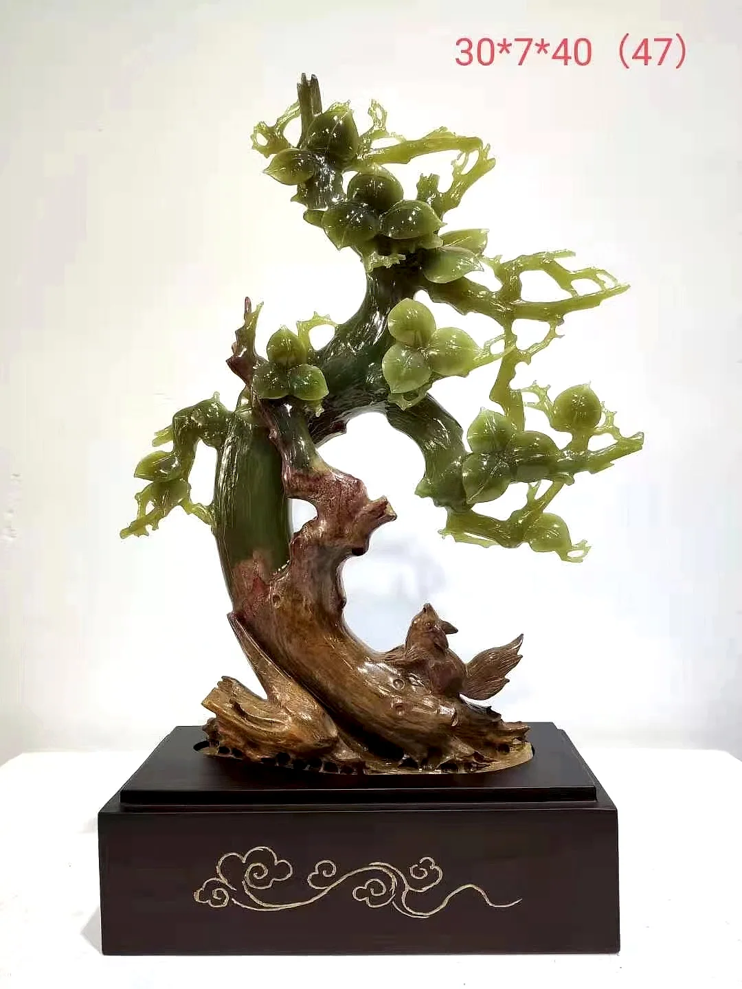 Decorative stone carving or sculptural form shown as a product reference.. Decorative Stone Carving Reference