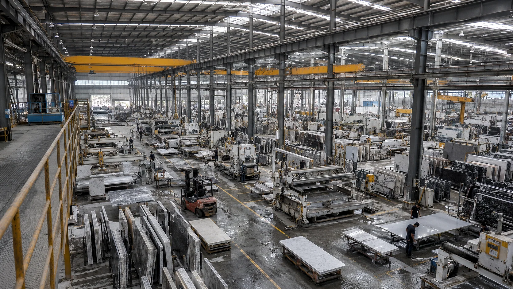 Workshop production reference 33 for stone fabrication and export preparation