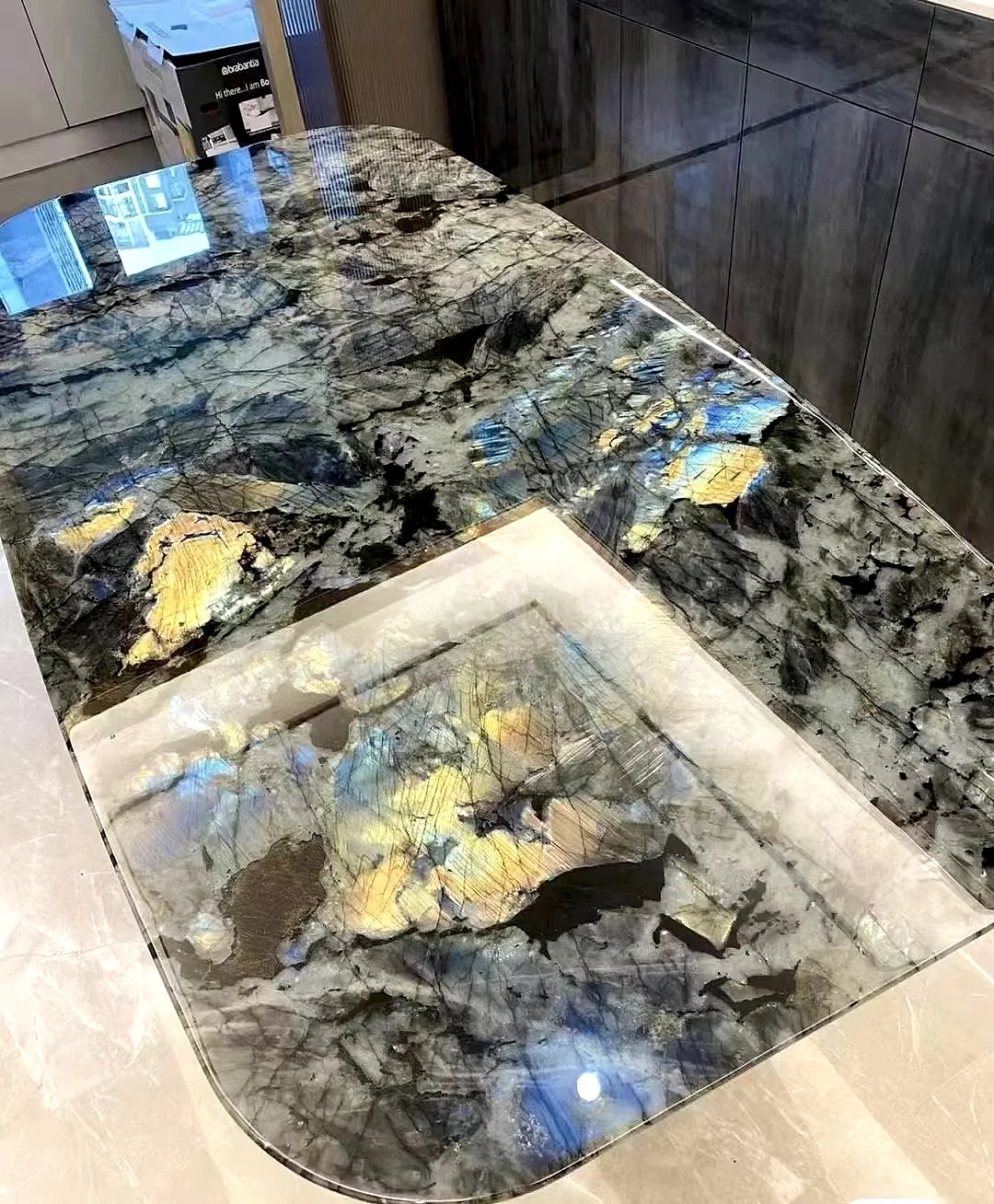 Stone countertop or table reference showing a surface, component shape, or edge detail.. Stone Countertop and Table Reference