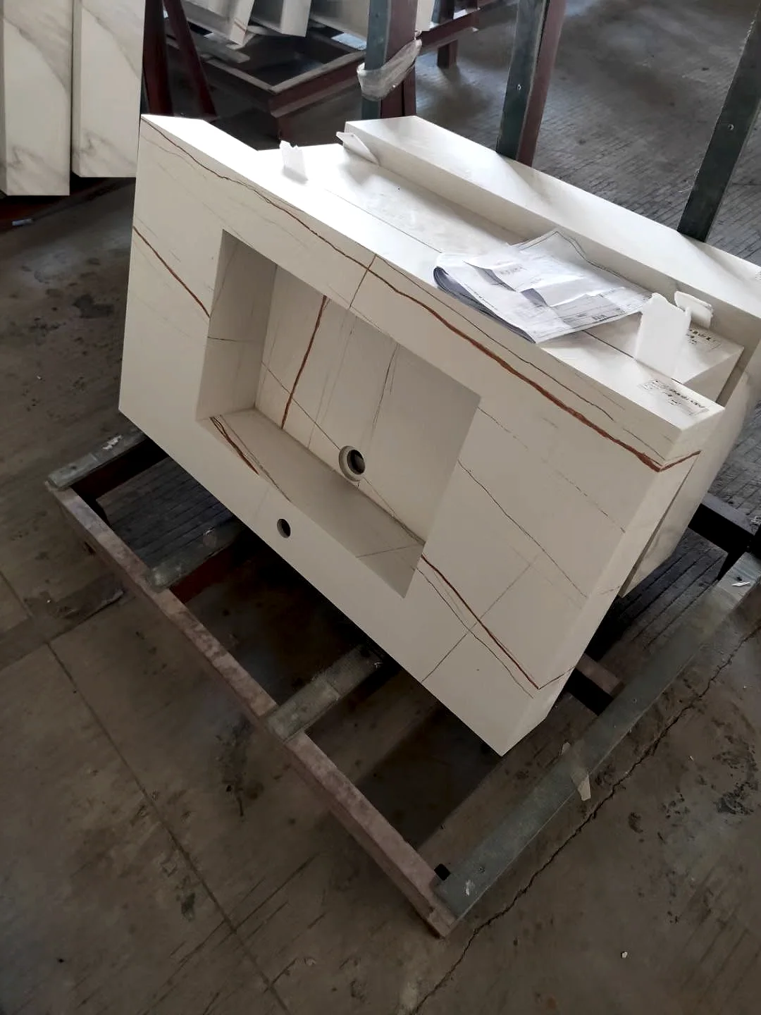 Stone Cabinet & Basin Slab natural stone slab reference 09 for countertop, vanity, and interior project review