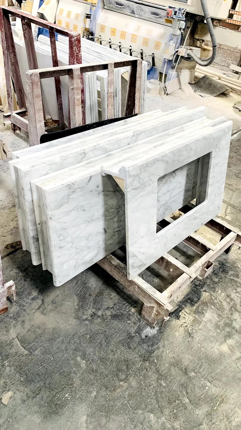 Stone Cabinet & Basin Slab natural stone slab reference 11 for countertop, vanity, and interior project review