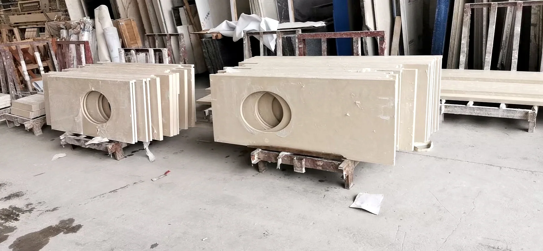 Stone Cabinet & Basin Slab natural stone slab reference 12 for countertop, vanity, and interior project review