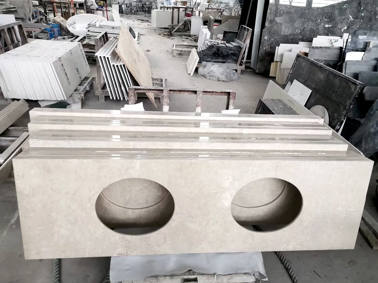 Stone Cabinet & Basin Slab natural stone slab reference 15 for countertop, vanity, and interior project review